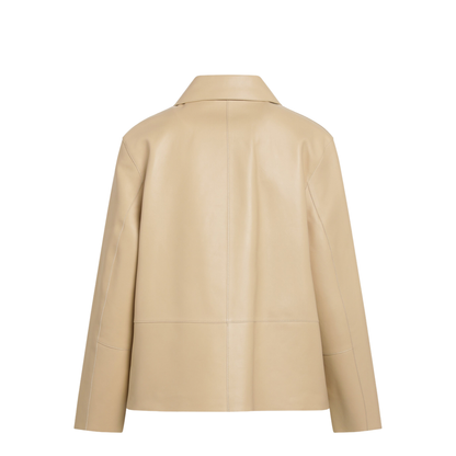 MAYFEYR - Toteme - Light Beige Lamb Leather Jacket - 263-WRO0329LE0056378