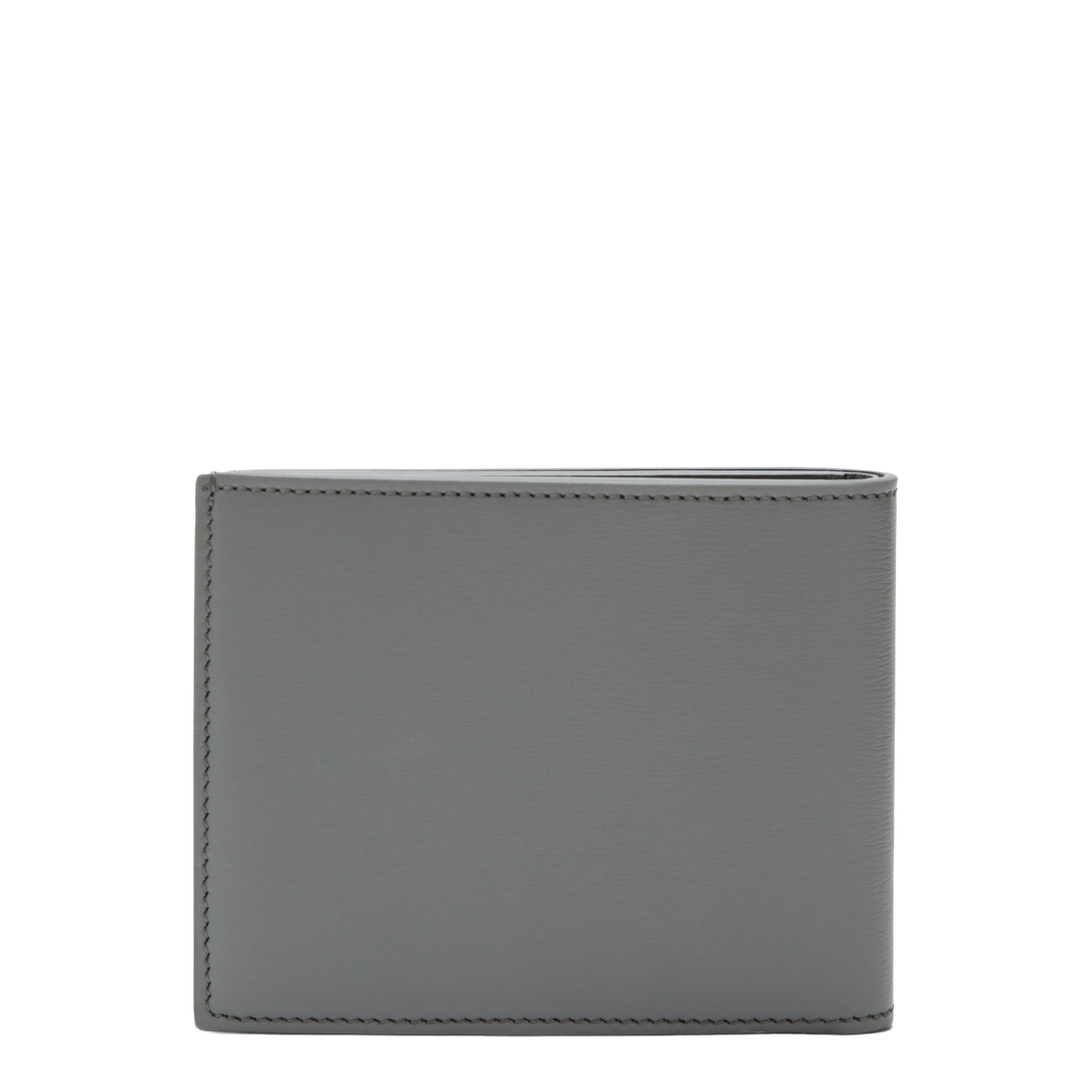 Squared FF Wallet Light Gray Calf Leather