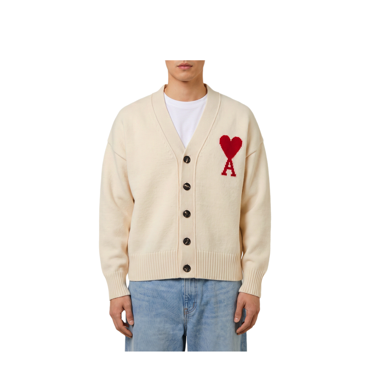 MAYFEYR - Ami Paris - Ami De Coeur Cardigan - UKC367018154