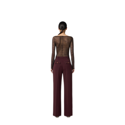 MAYFEYR - Elisabetta Franchi - Trousers - PA12556E2EA4