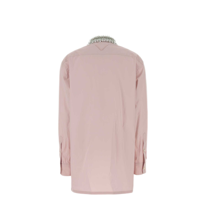 MAYFEYR - Prada - Pastel Pink Poplin Shirt - P453JRSOOO1XV2F0E18