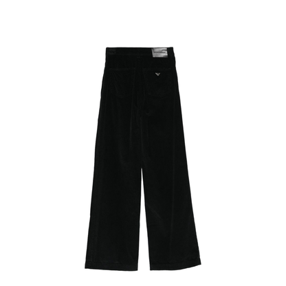 Wide-leg denim jeans