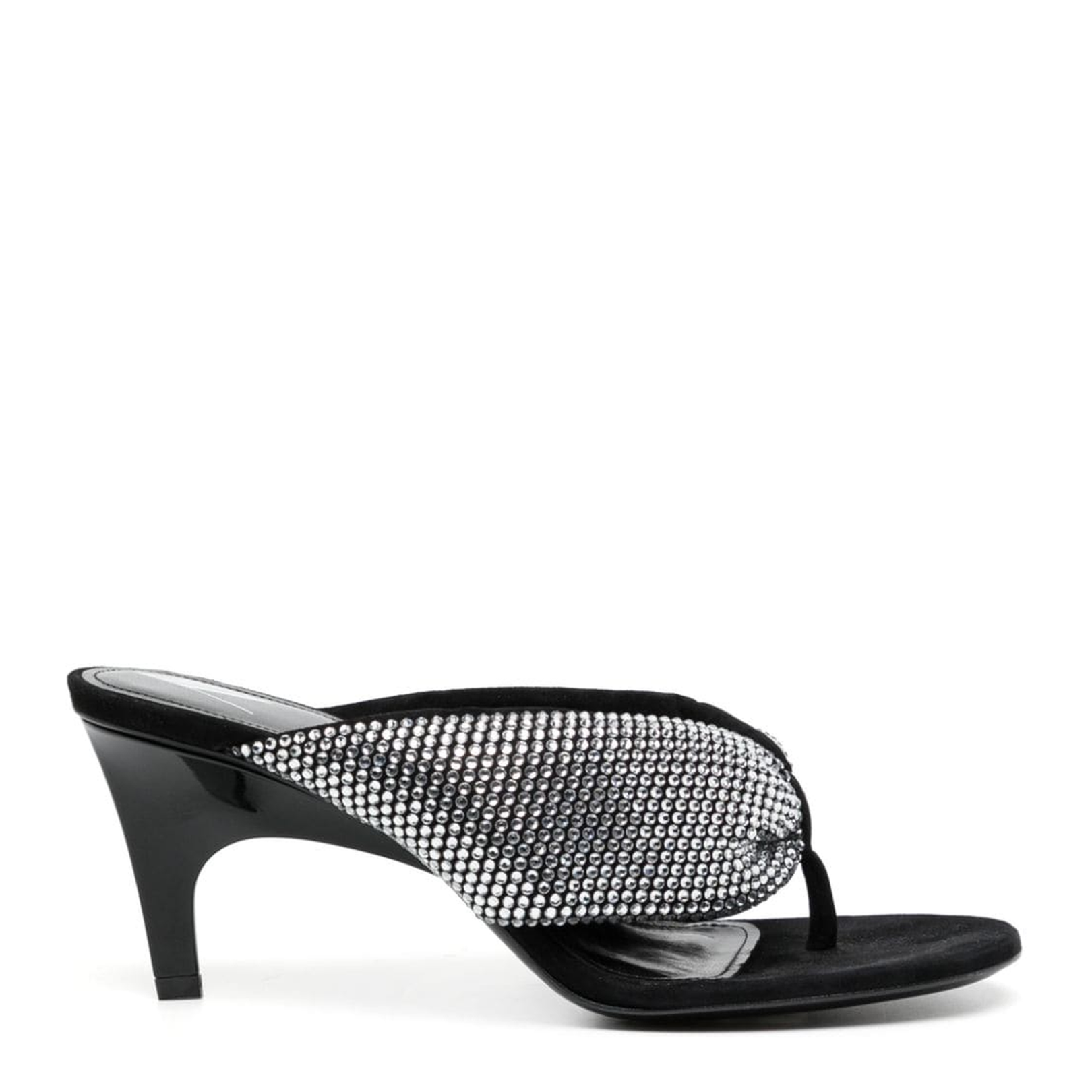 Rhinestone Embellished Thong Sandals