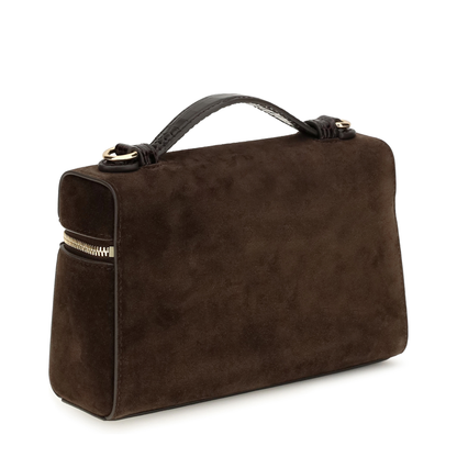 MAYFEYR - Tory Burch - Romy Slim Suede Top Handle Bag - 186930