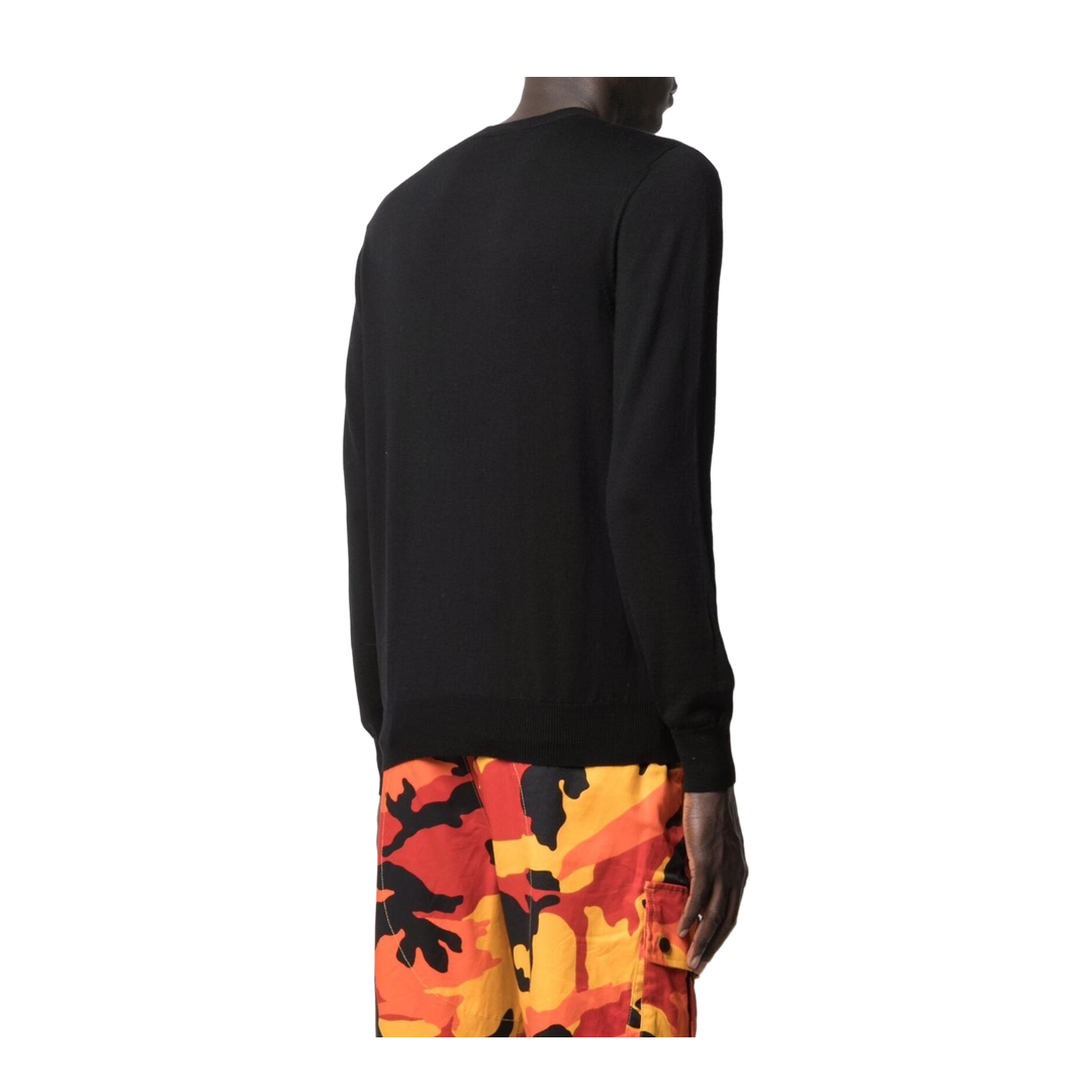 Intarsia-Knit Logo Jumper