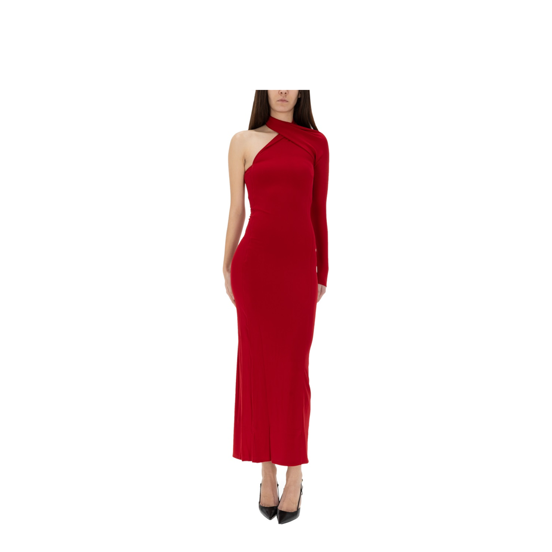 MAYFEYR - Courreges - Draped One Shoulder Dress - 425JRO735JS01454015
