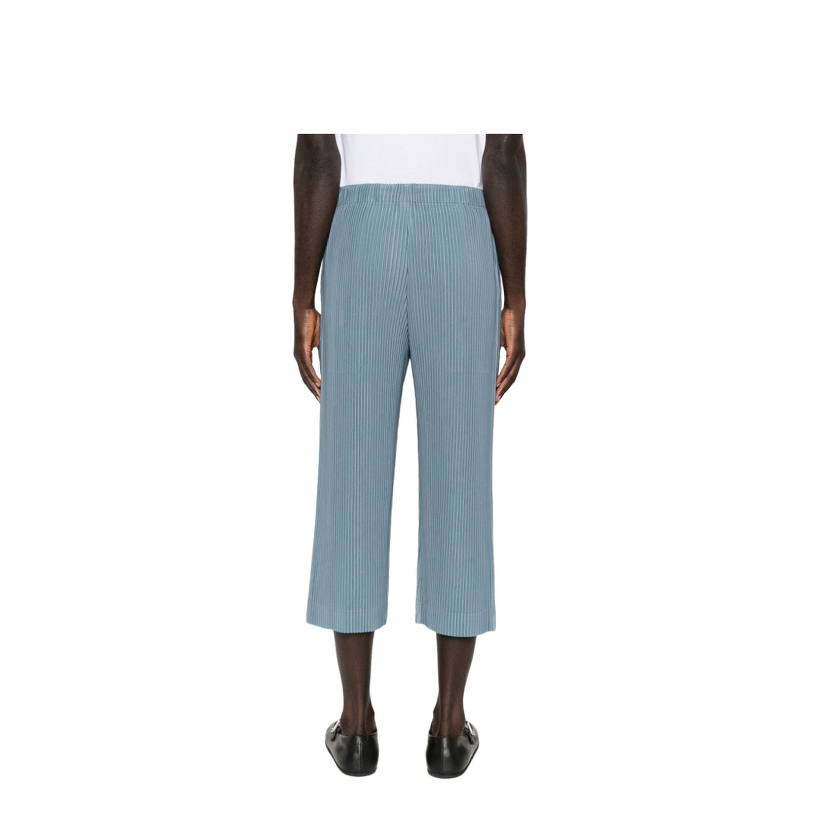 Pleated Design Cropped Pants