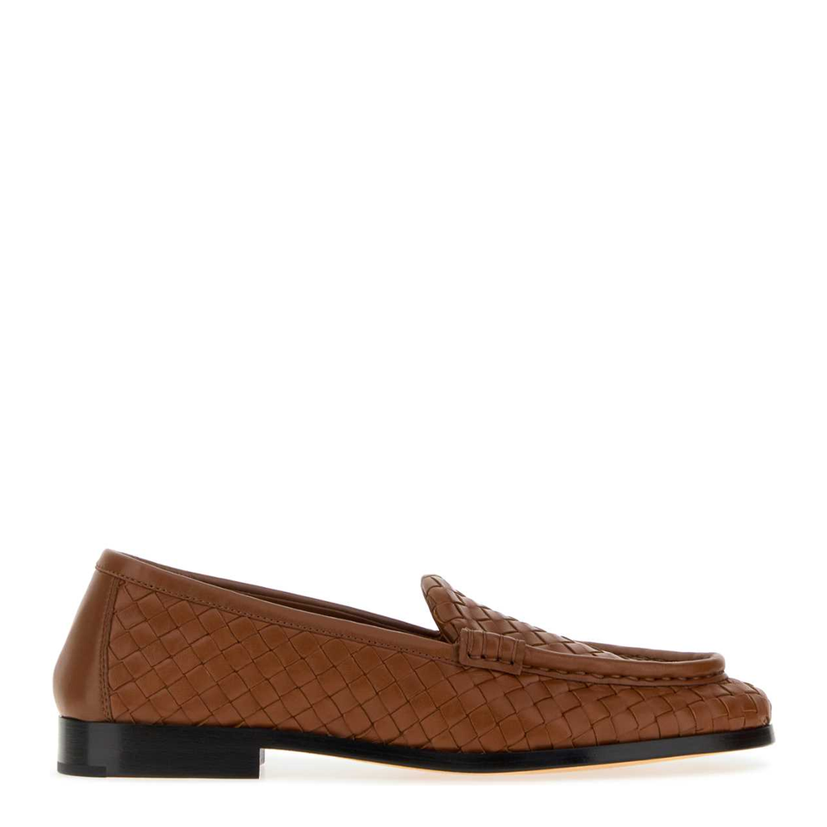 MAYFEYR - Bottega Veneta - Caramel Leather Silenzio Loafers - 867815V2ED02388