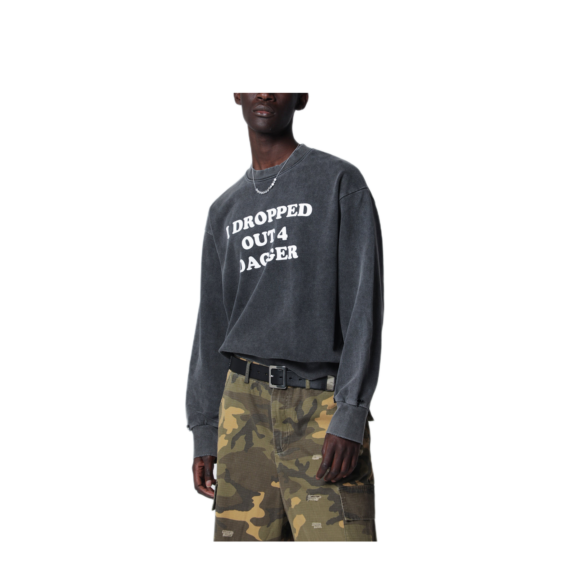 MAYFEYR - DAGGER - Vintage Black I Dropped Out For Shirt - 90005COVB