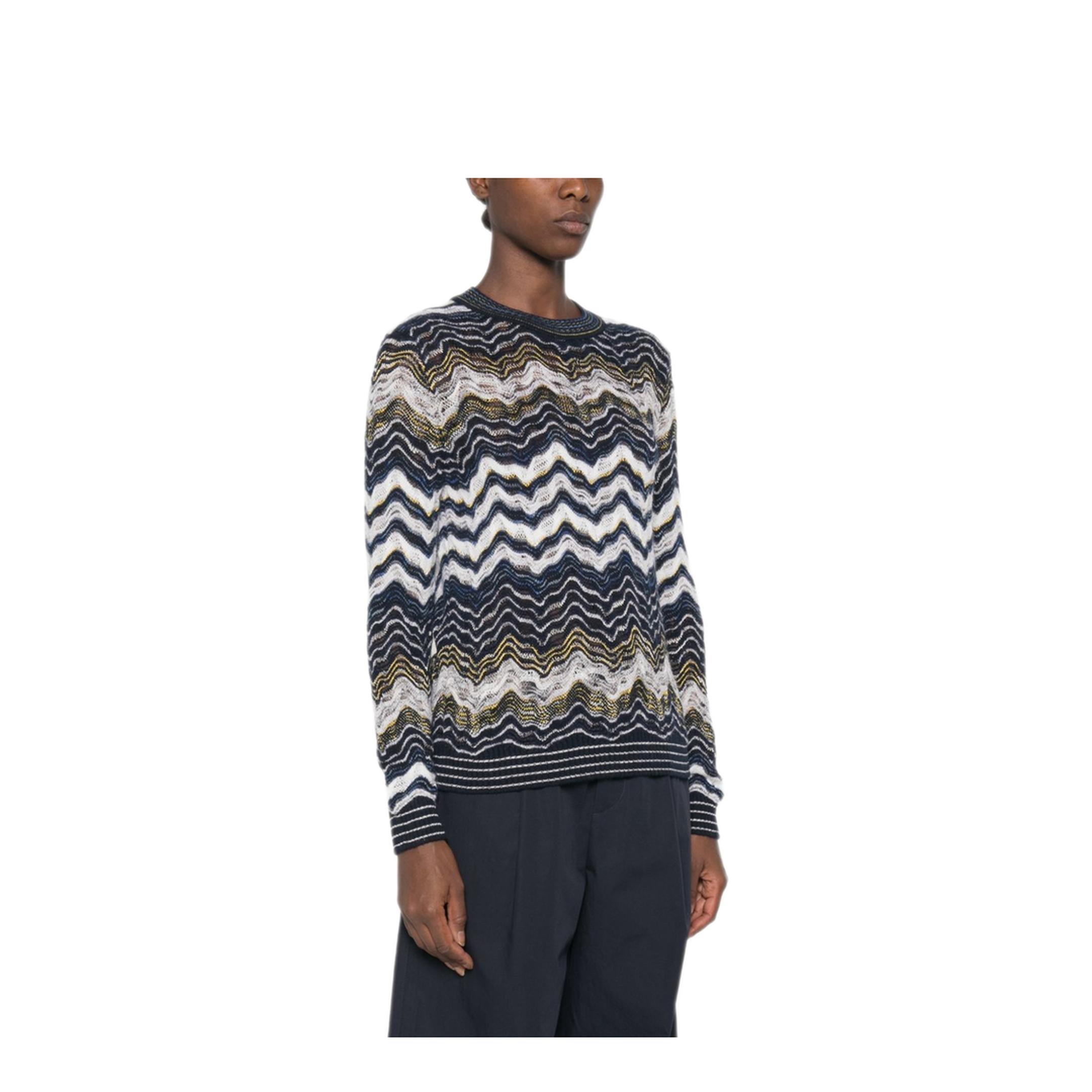MAYFEYR - Missoni - Sweaters Navy - DS26WN0WBK01KLS72RK