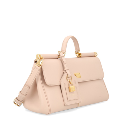 Medium Sicily Handbag in Plongé Calfskin