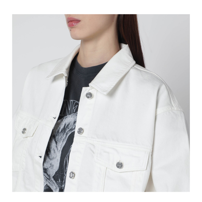 MAYFEYR - Anine Bing - Ecru Organic Denim Jacket - A-01-10878COOFW25