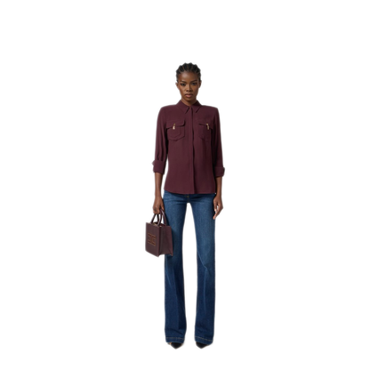 MAYFEYR - Elisabetta Franchi - Red Shirt - CA12256E2EA4