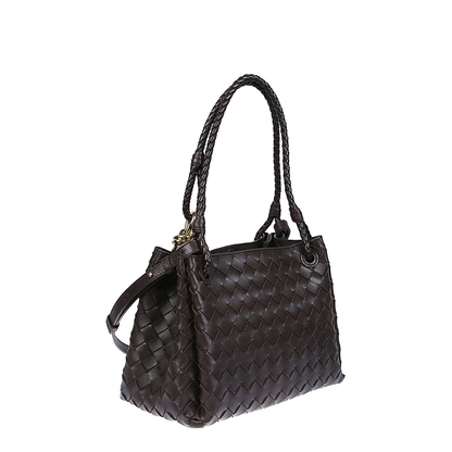 Parachute Medium Lambskin Shoulder Bags - Brown