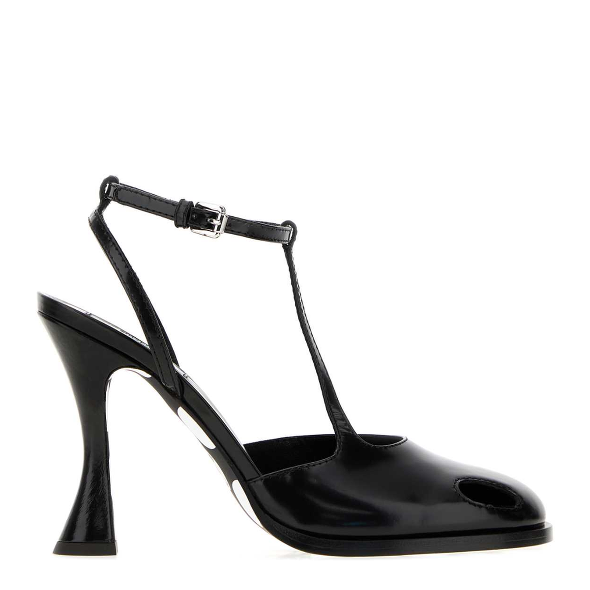 MAYFEYR - Moschino - Black Leather Pumps - MA1033AC0PMJ000A