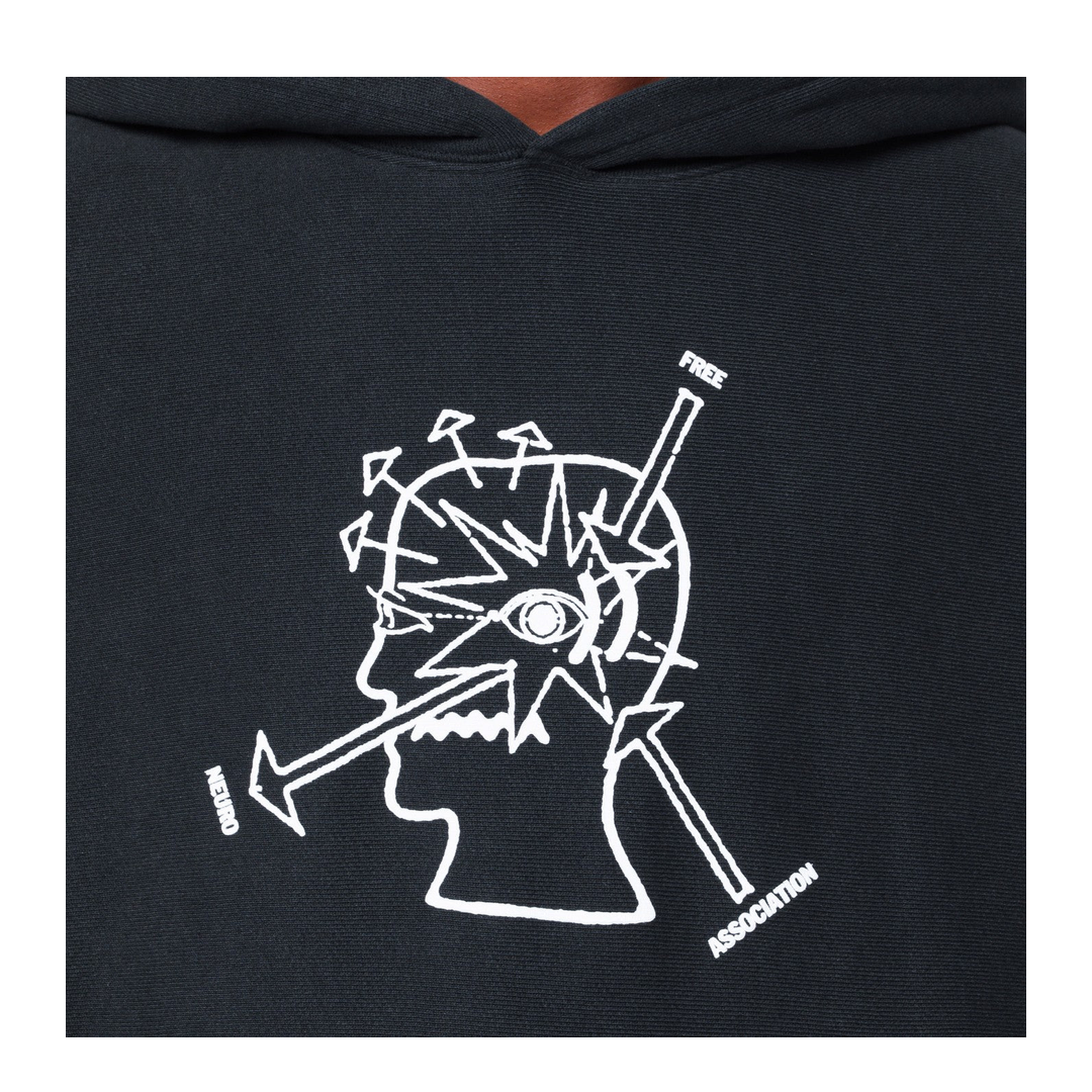 MAYFEYR - Brain Dead - Faded Black Neuro Free Association Sweatshirt - BDP25TO90044COWB