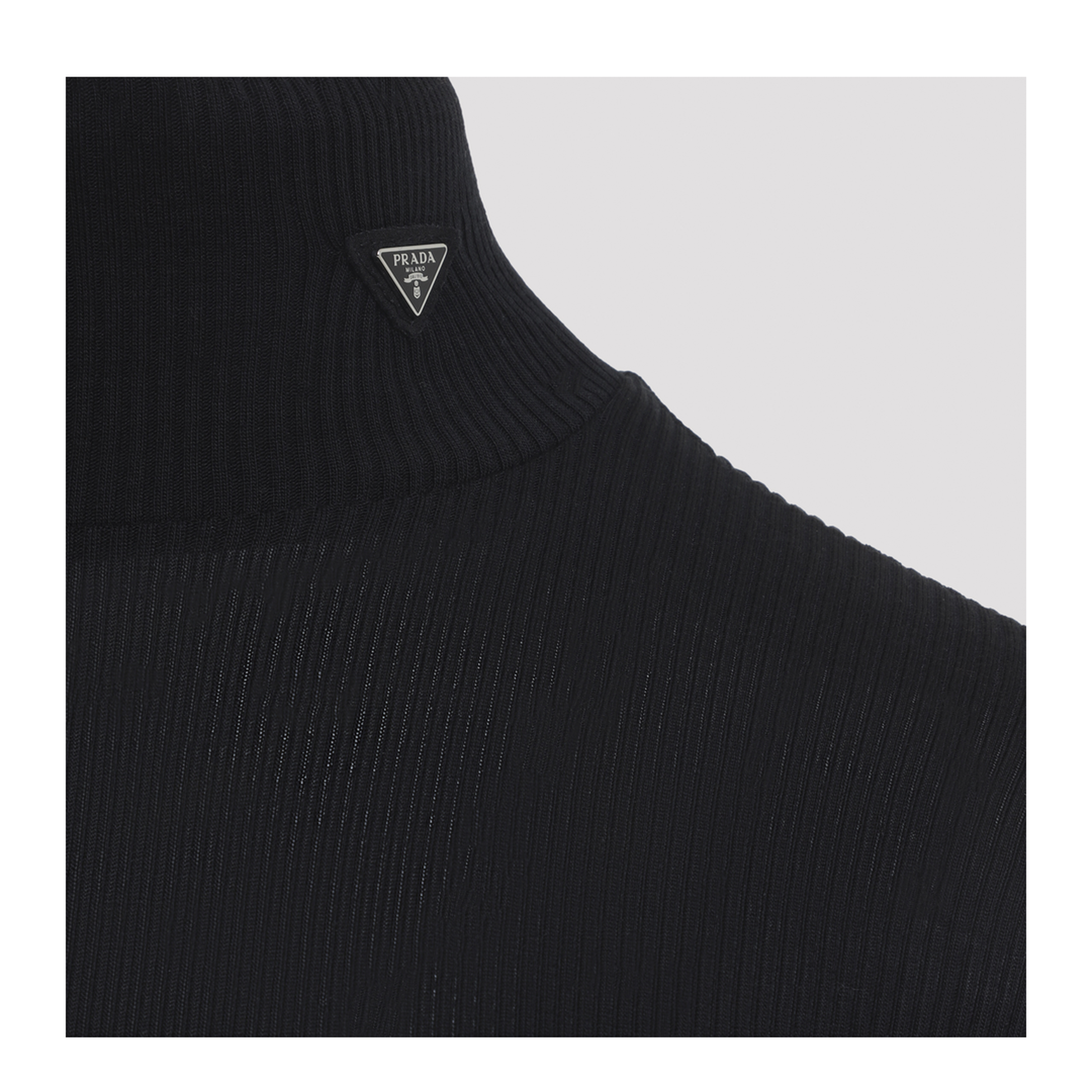 MAYFEYR - Prada - Ribbed Knit Turtleneck Top - 39700SOOO6080F0002