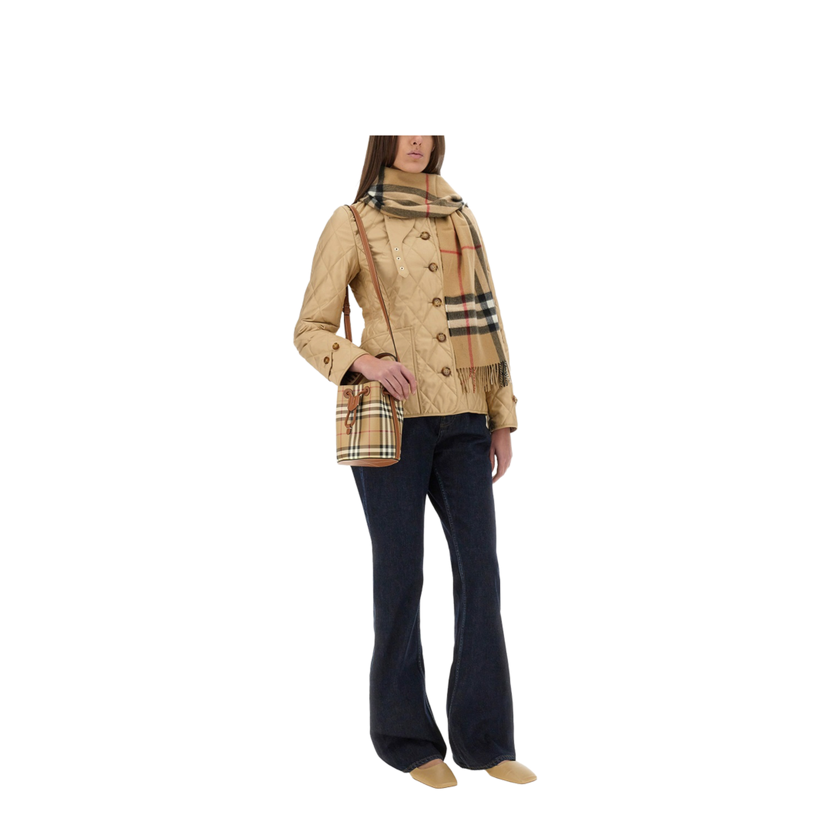 Fernleigh Quilted Jacket With Check Lining
