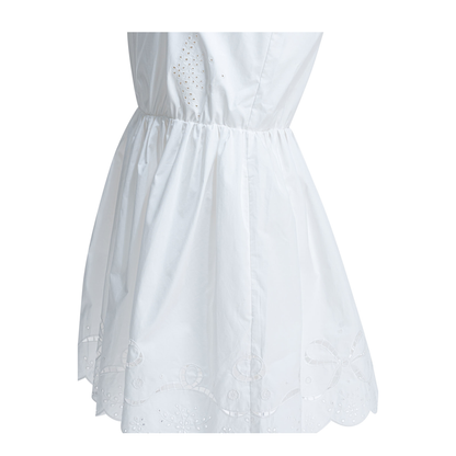MAYFEYR - Self Portrait - Short Flared Dress - AC26034SWWHITE