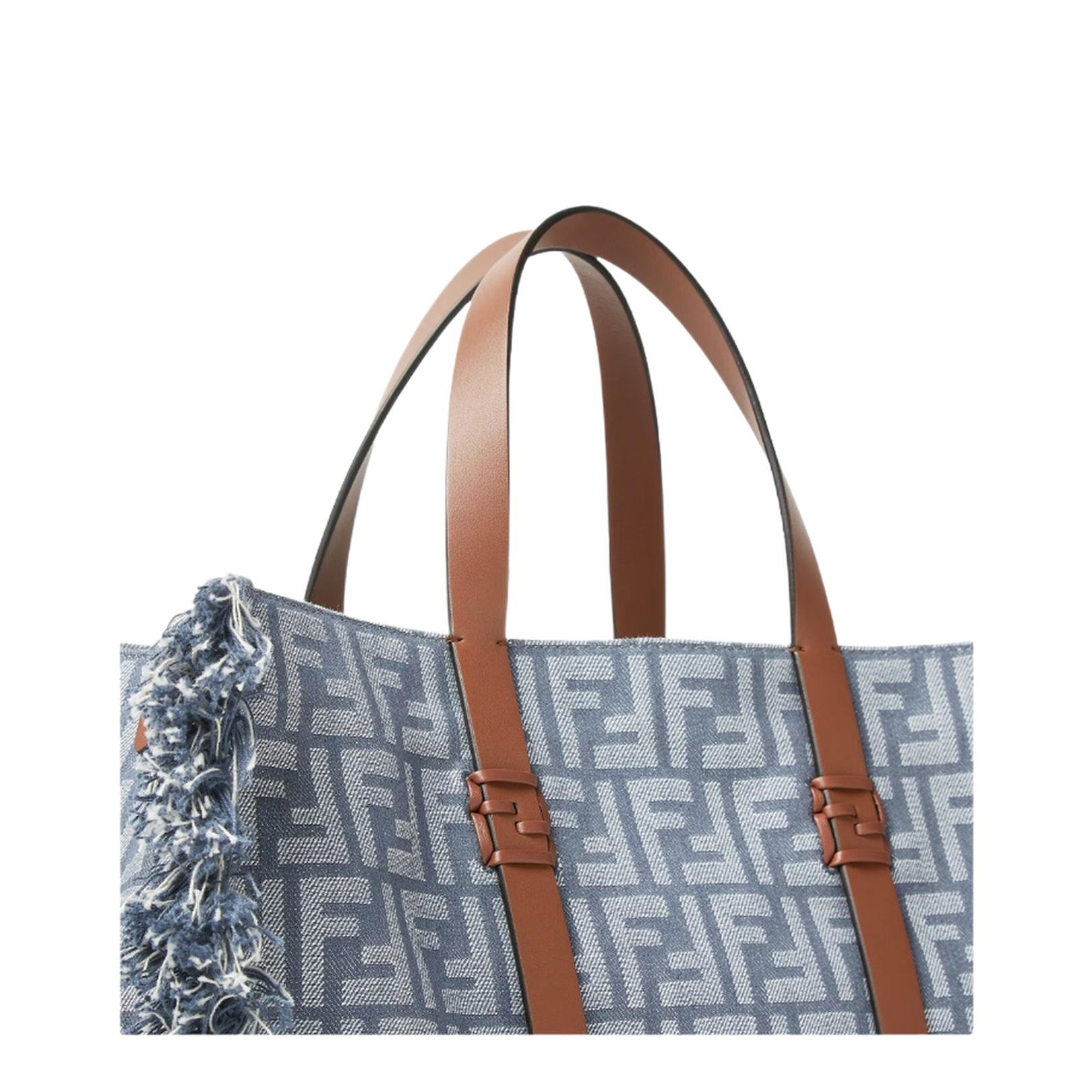 Summer Canvas Top Handle Bags - Pastel Blue