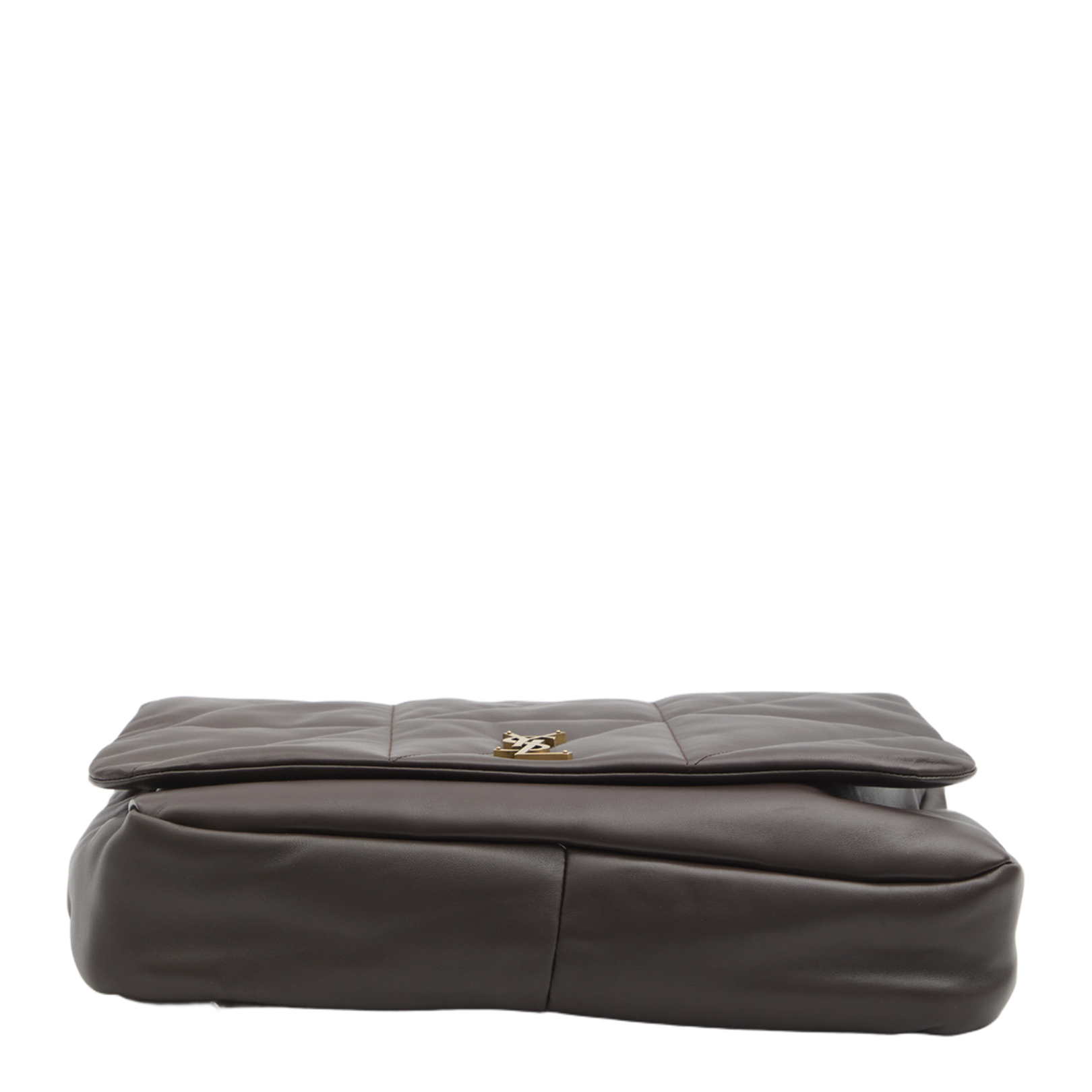 Chocolate Brown Quilted Shoulder Bag