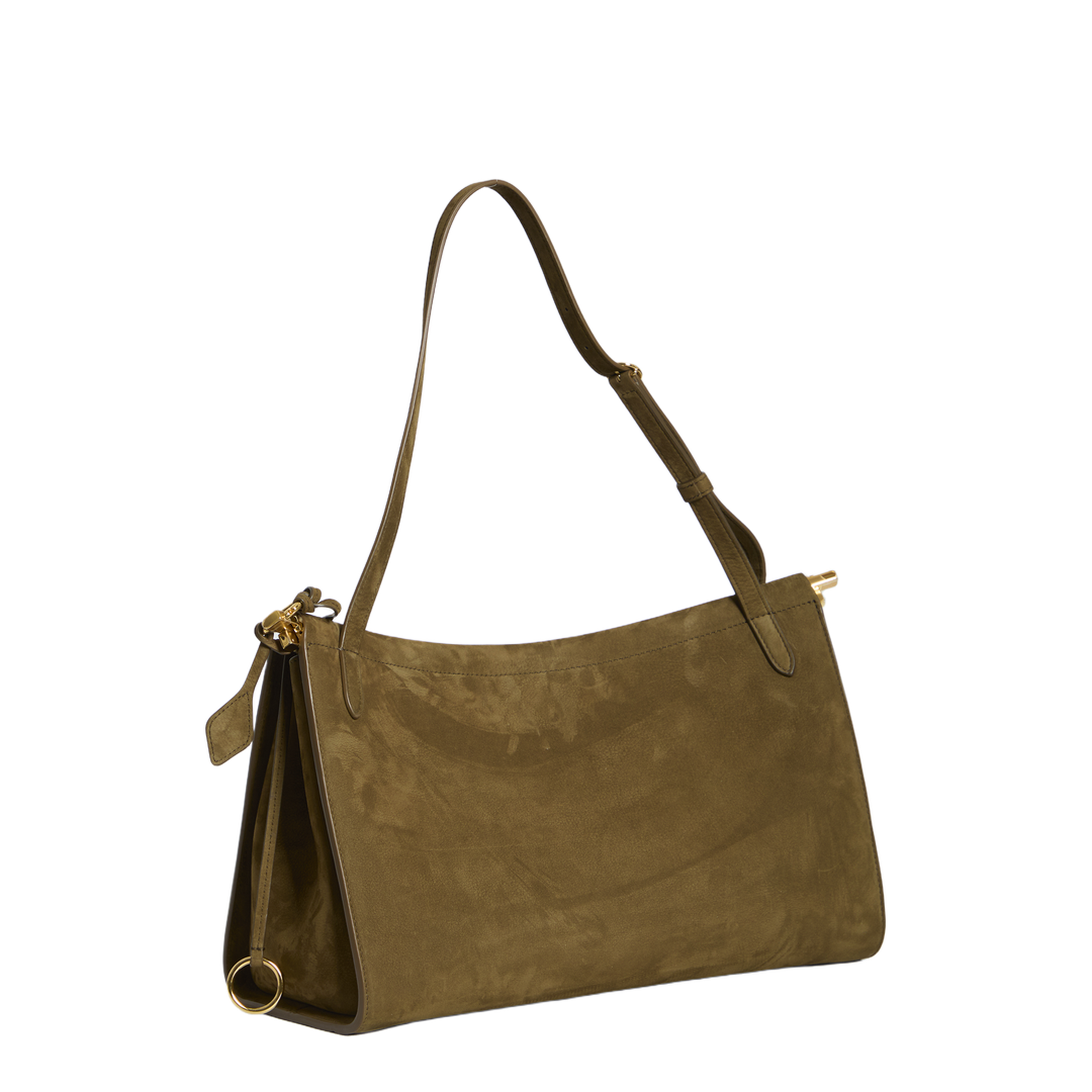 Le Click Pocket 35 Nubuck Calfskin Crossbody - Noir