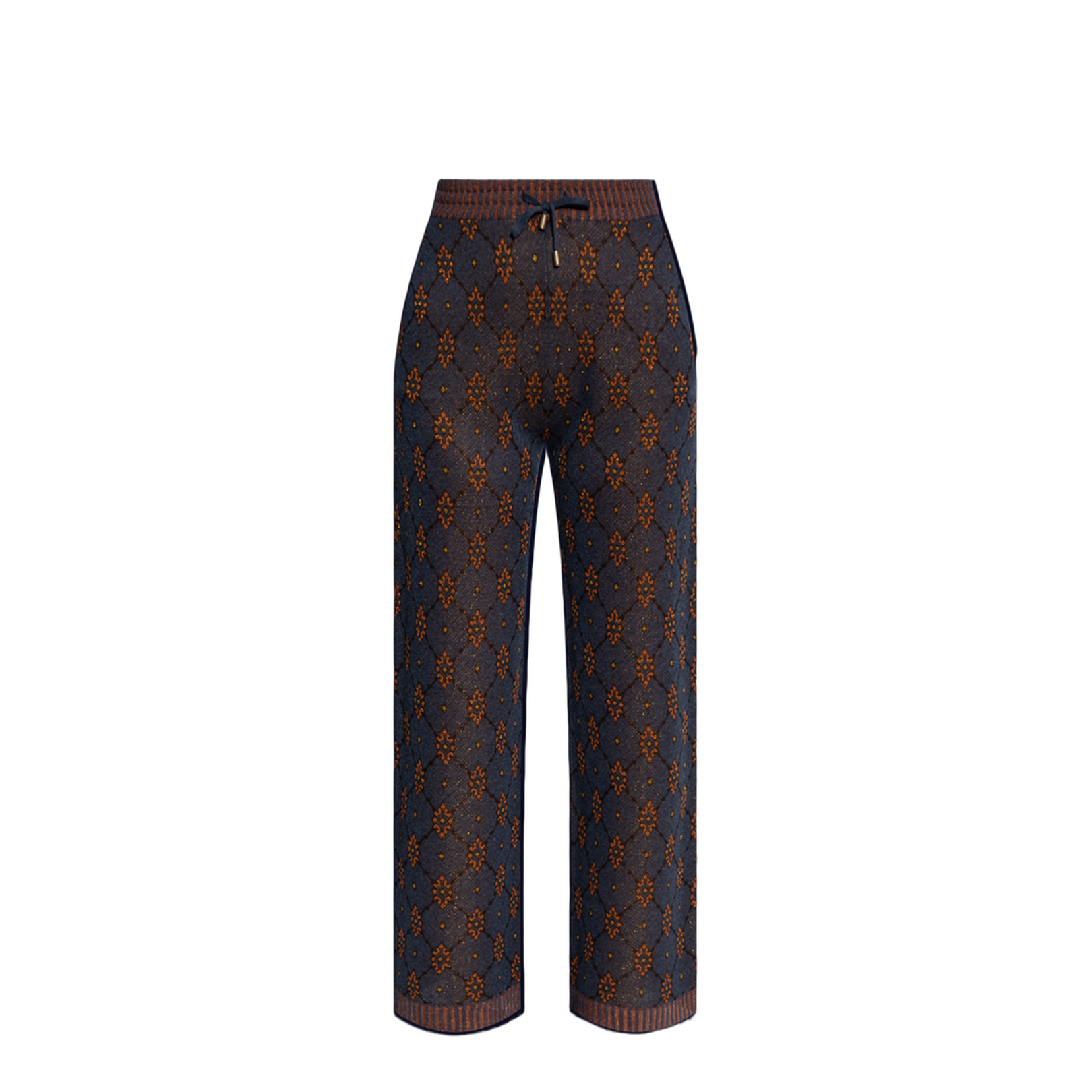 Trousers with Lurex Thread