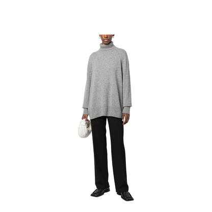 Turtleneck Grey in Wool and Cashmere