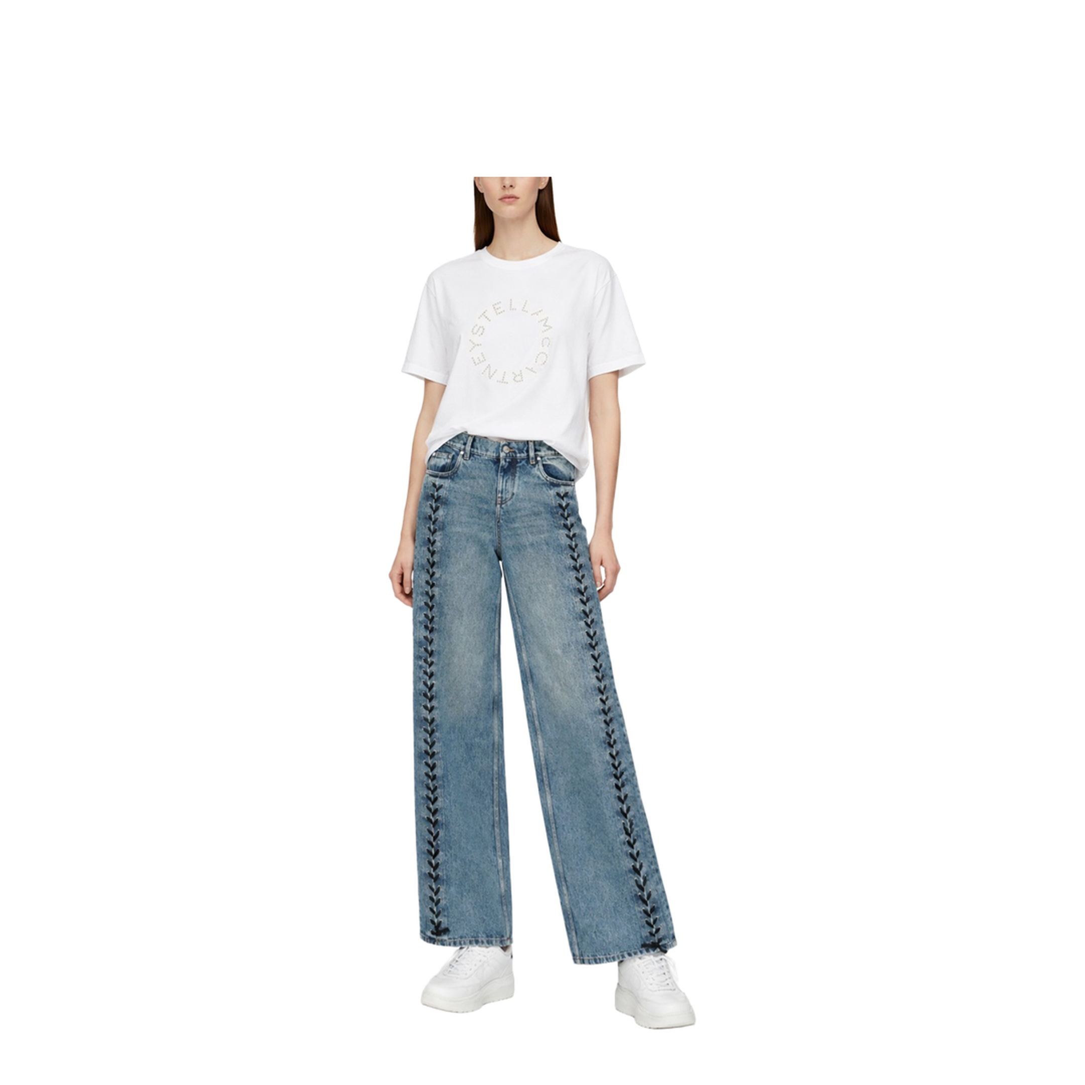 JEANS WITH LACES