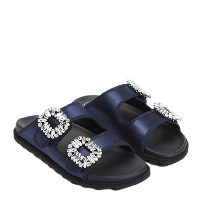 MAYFEYR - Roger Vivier - Slidy Strass Bord Gros Mules - RVW45844480RS0U807