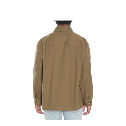 CASSANDRE Overshirt in Cotton Linen Gabardine