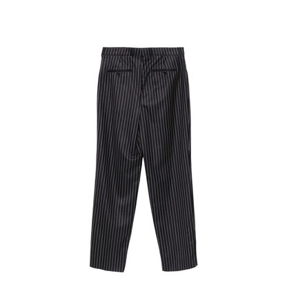 Wool Trousers With Pinstripe Motif