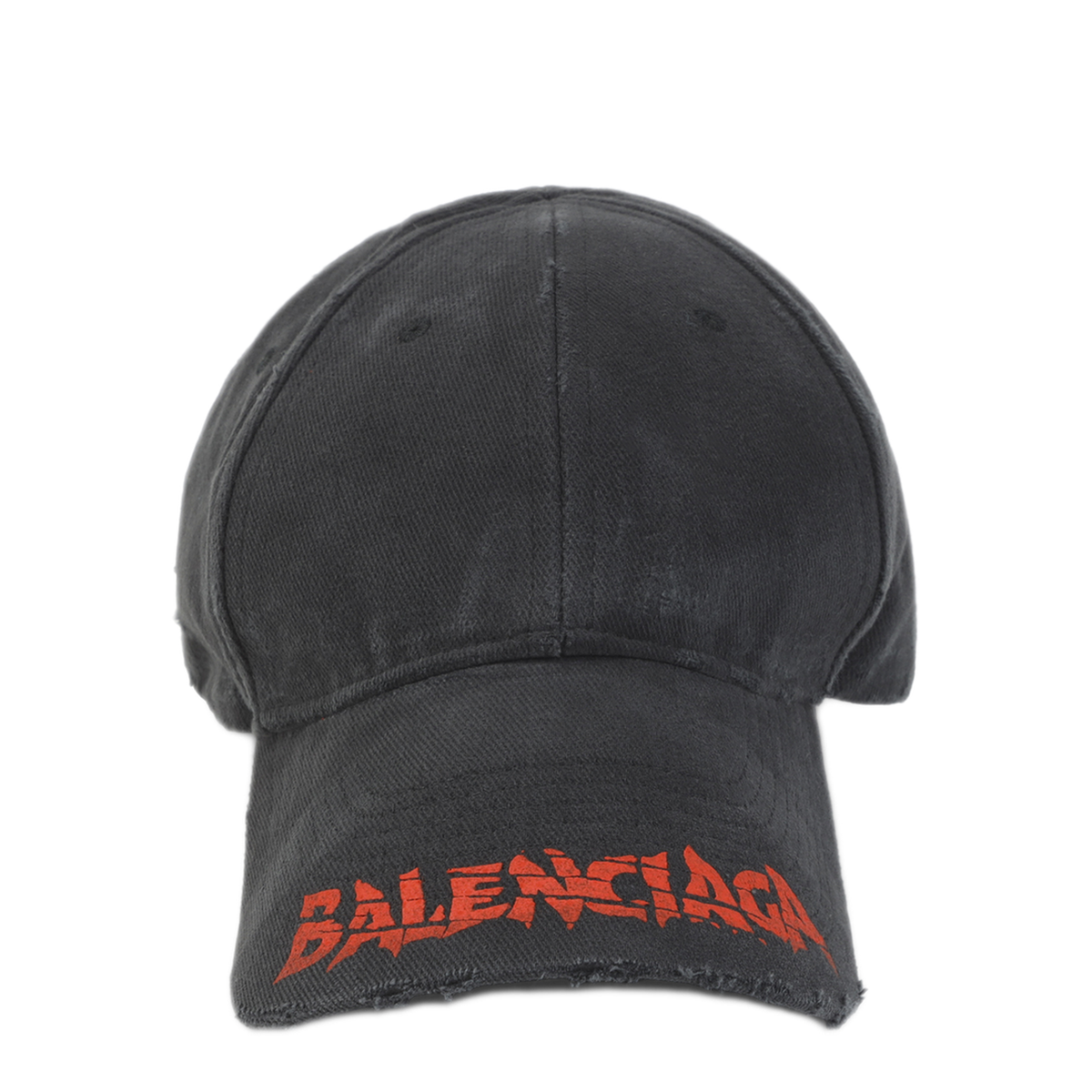MAYFEYR - Balenciaga - Washed Black Cotton Logo Cap - A001UQ410B21000