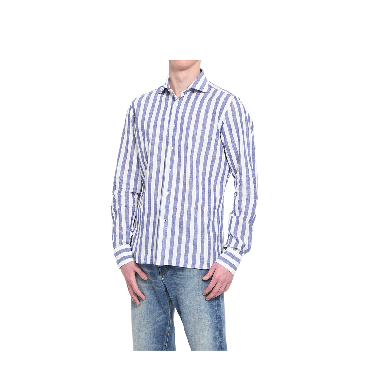 MAYFEYR - Borriello Napoli - Striped Marechiaro Shirt - 220123MAREAZZURRO
