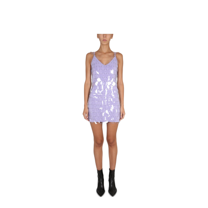 MAYFEYR - PACO RABANNE - V Neck Short Dress - 22AIRO273PS0390P141