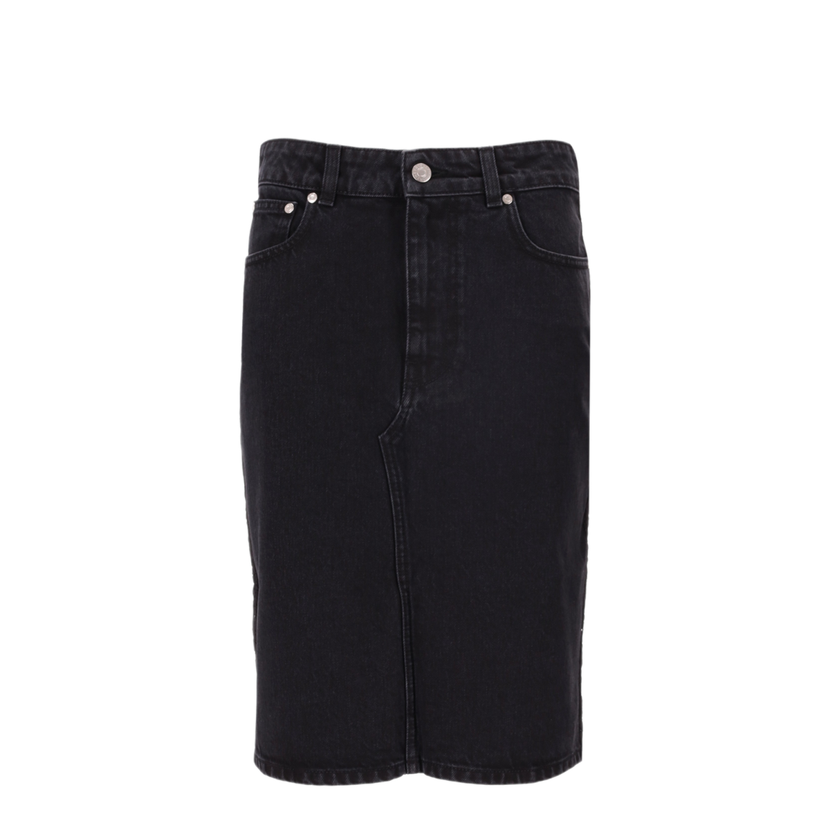 MAYFEYR - Stella Mccartney - Black Denim Lace Skirt - 6D04073SQH331003