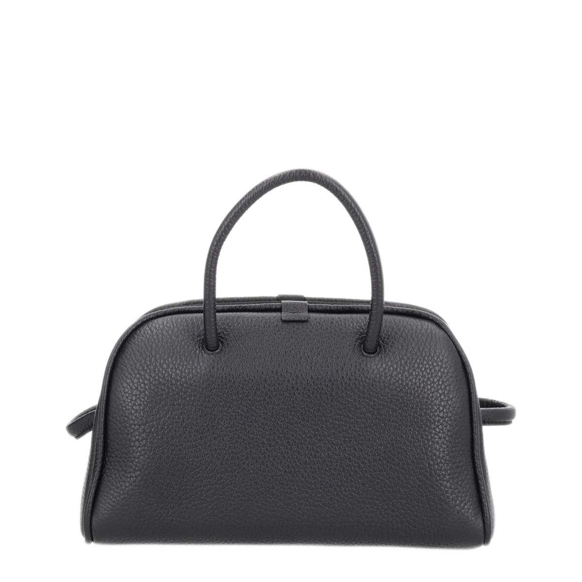 Le Petit Turismo Grained Calfskin Bowling Bag - Black