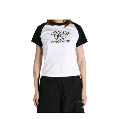 Horse Billboard Ragl Fit Tee White