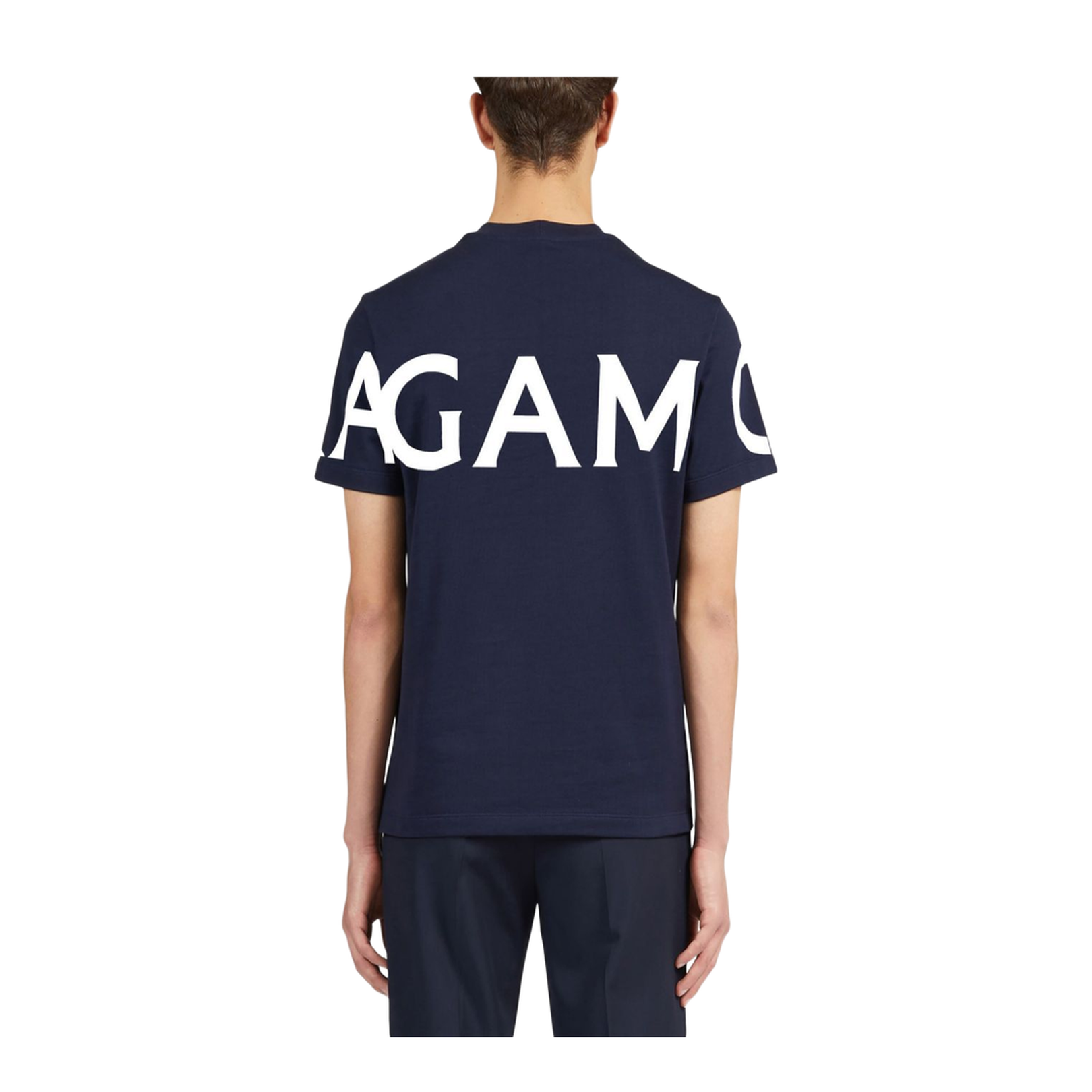 Ferragamo Crewneck T-Shirt in Blue