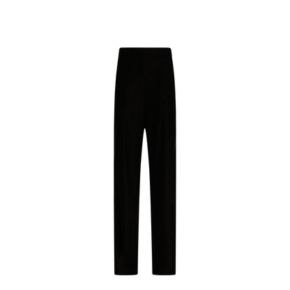 Straight-leg Trousers - Black