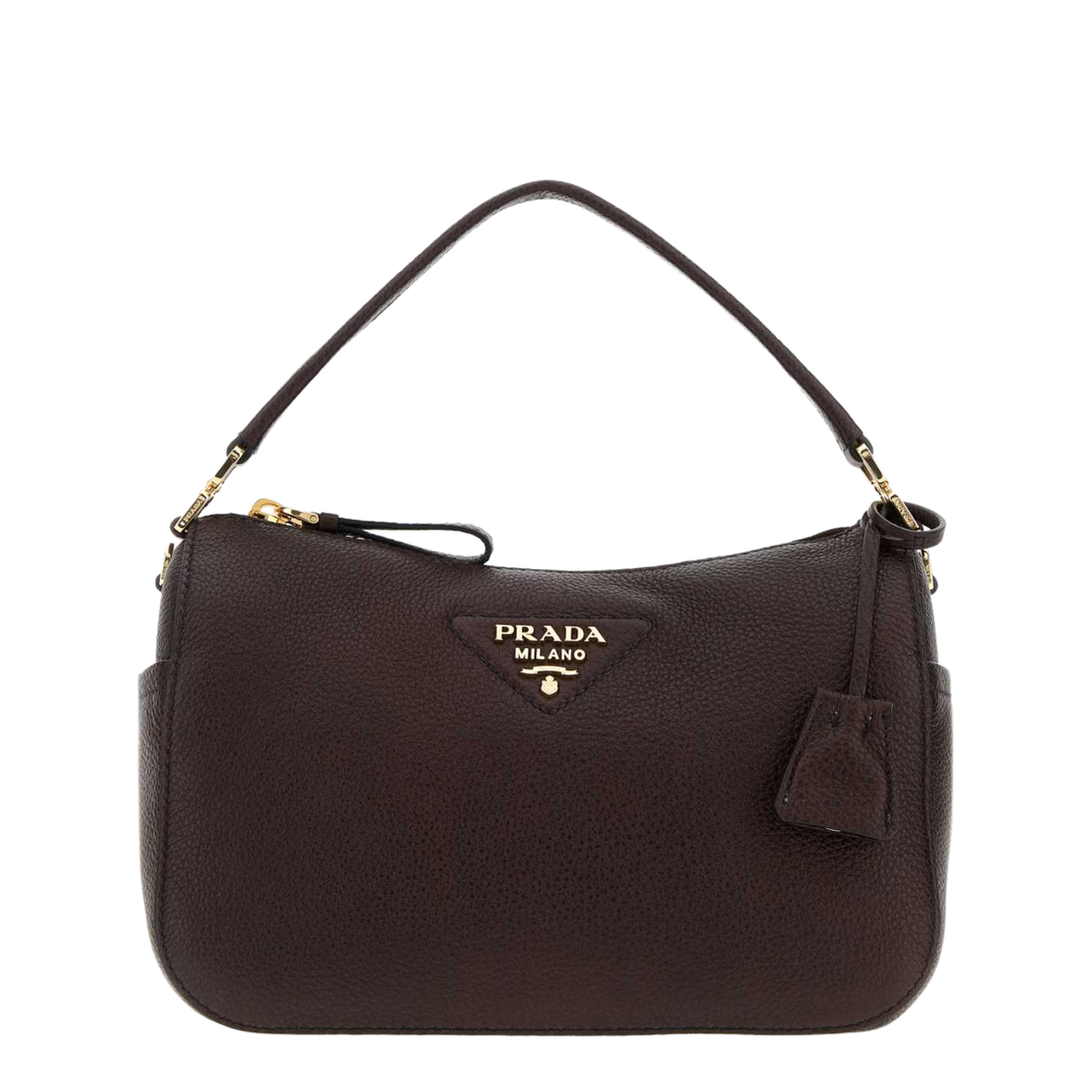 MAYFEYR - Prada - Dark Brown Leather Small Handbag - 1BC277VONM2DKVF05T8