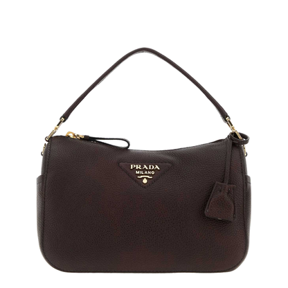 MAYFEYR - Prada - Dark Brown Leather Small Handbag - 1BC277VONM2DKVF05T8