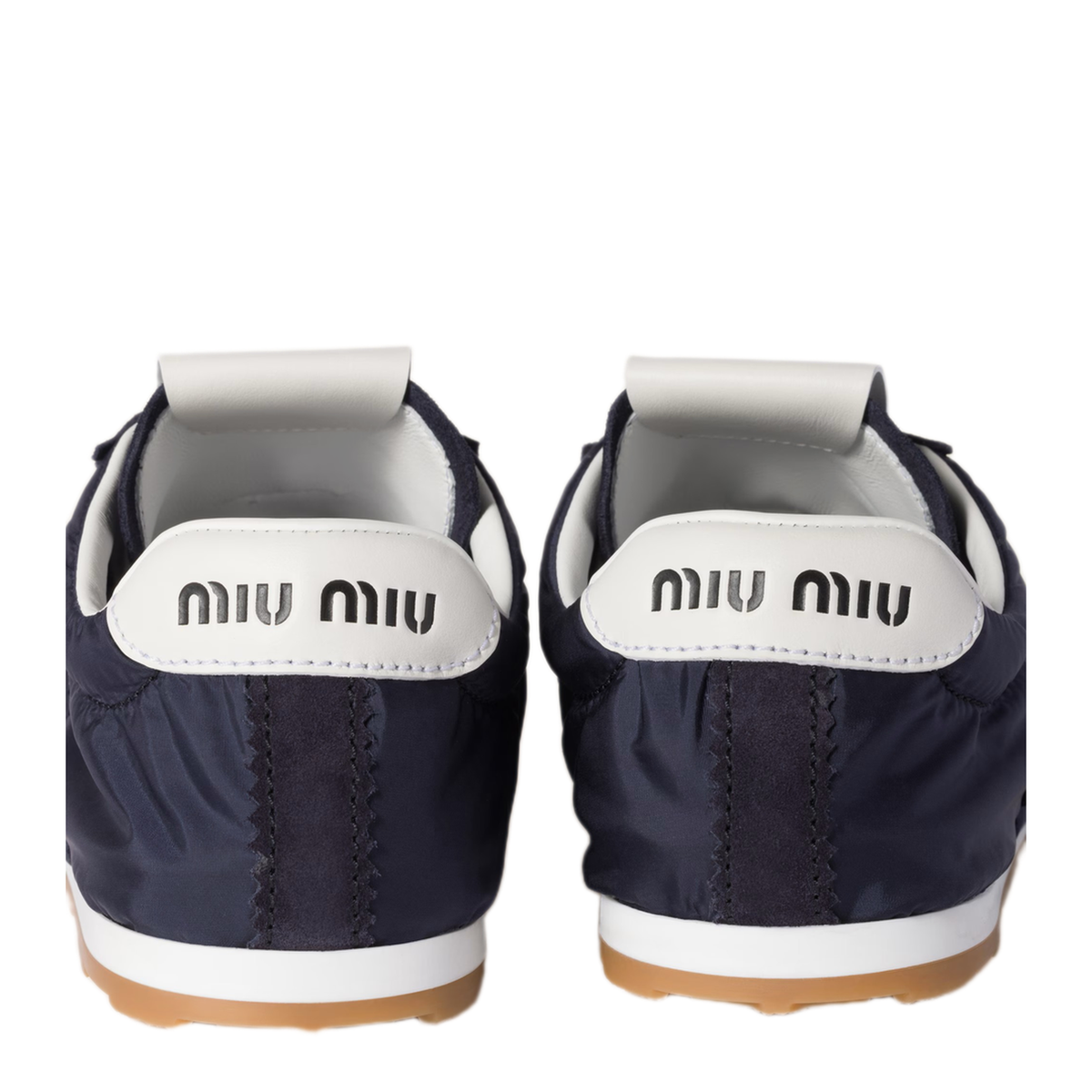 Blue Polyamide Sneakers