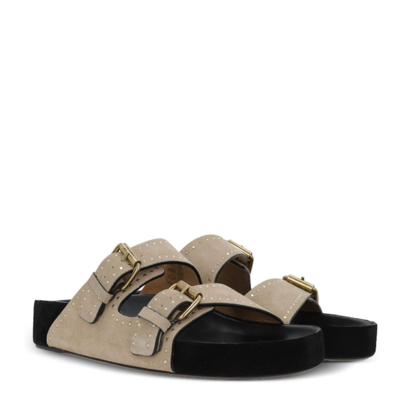 Buckle Fastening Stud Detailing Moulded Footbed