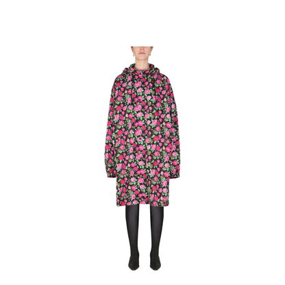 Coat with Floral Pattern