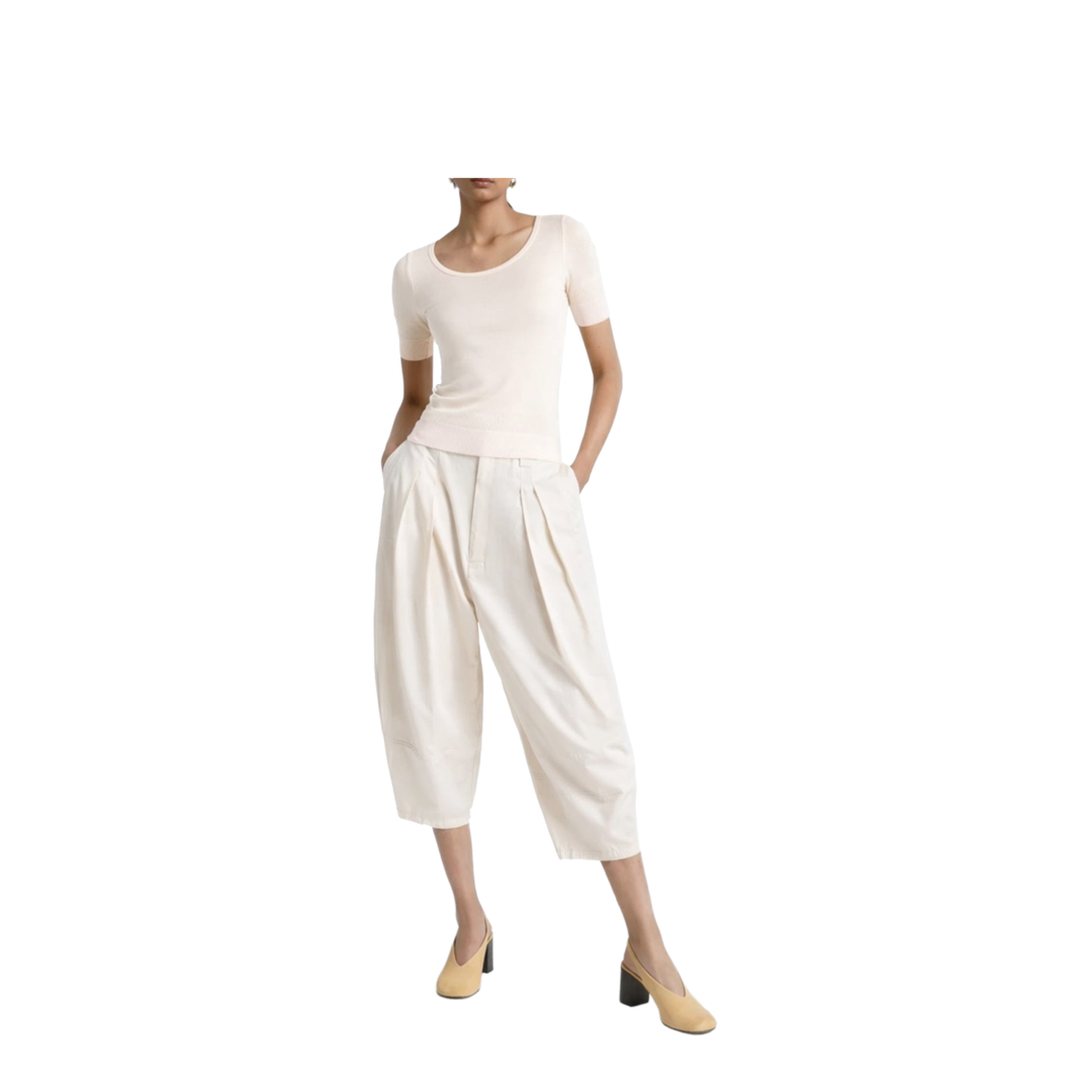 Trompe L'Oeil Viscose And Silk Top