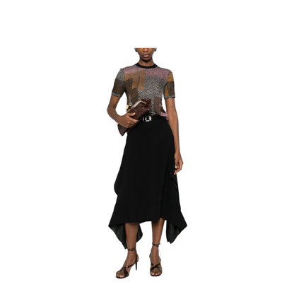 MAYFEYR - Fendi - Peppered-Motif Short-Sleeved Jumper - FZXE42AW4E