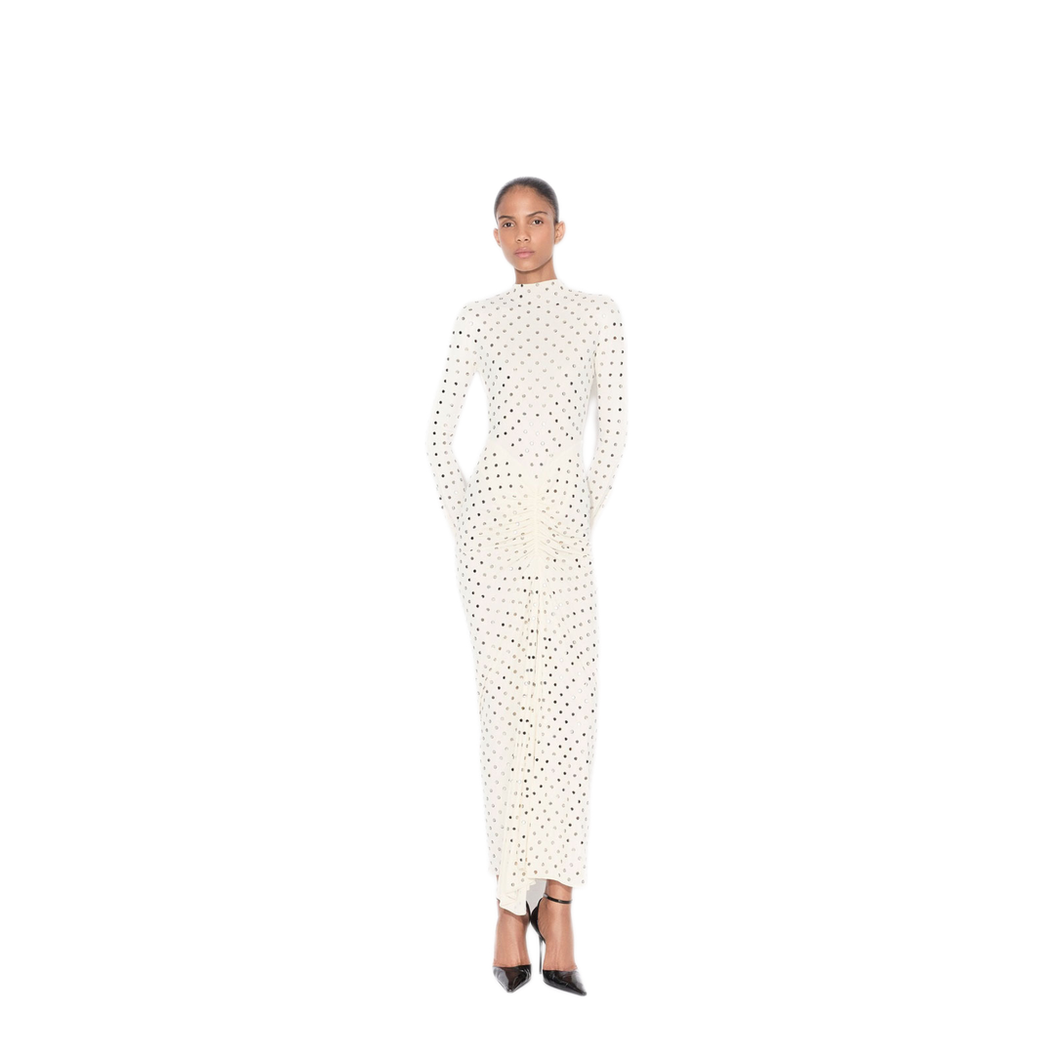 MAYFEYR - Alaia - Draped Fluid Strass Jersey Dress - AA9R2916X096CA26
