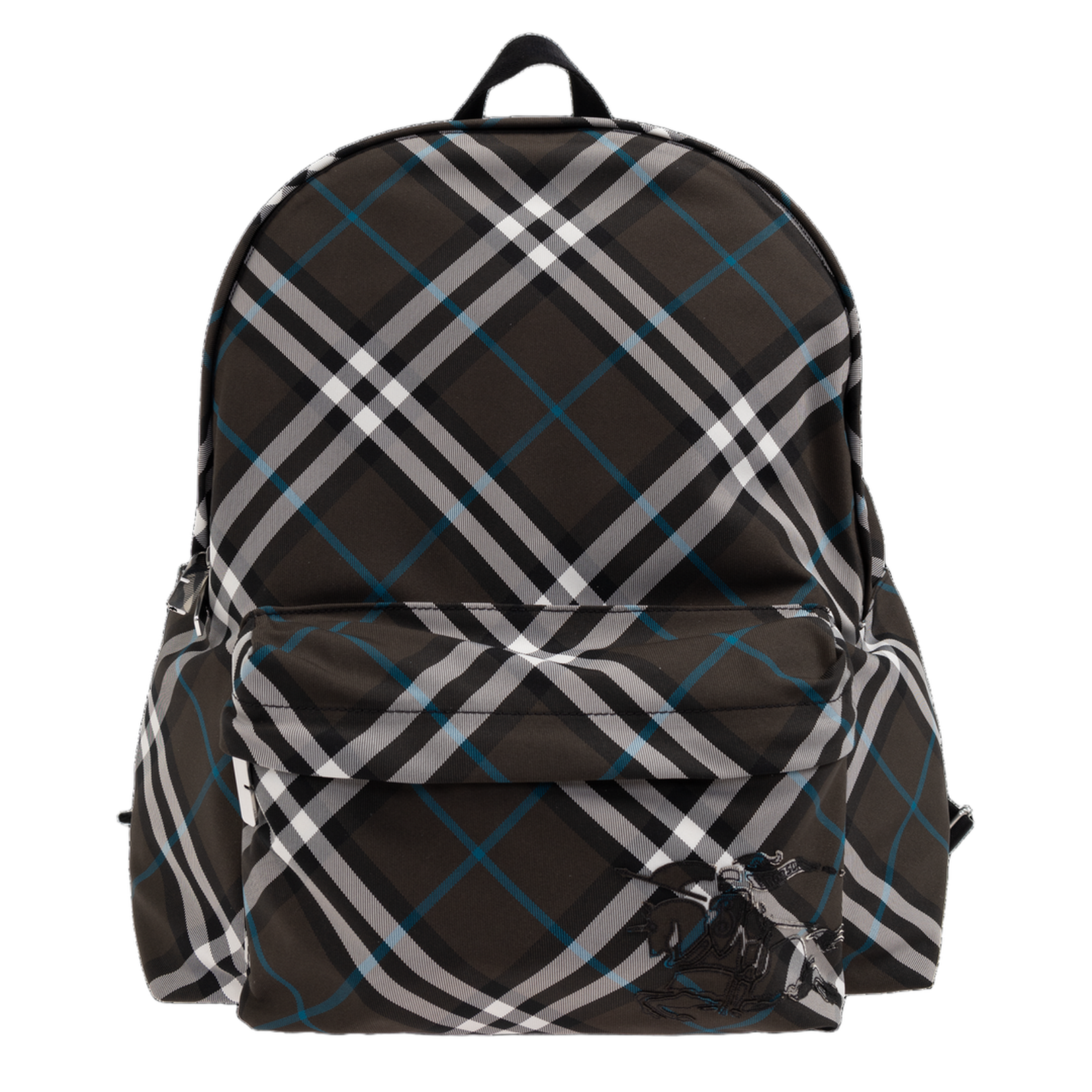 Check-Patterned Backpack