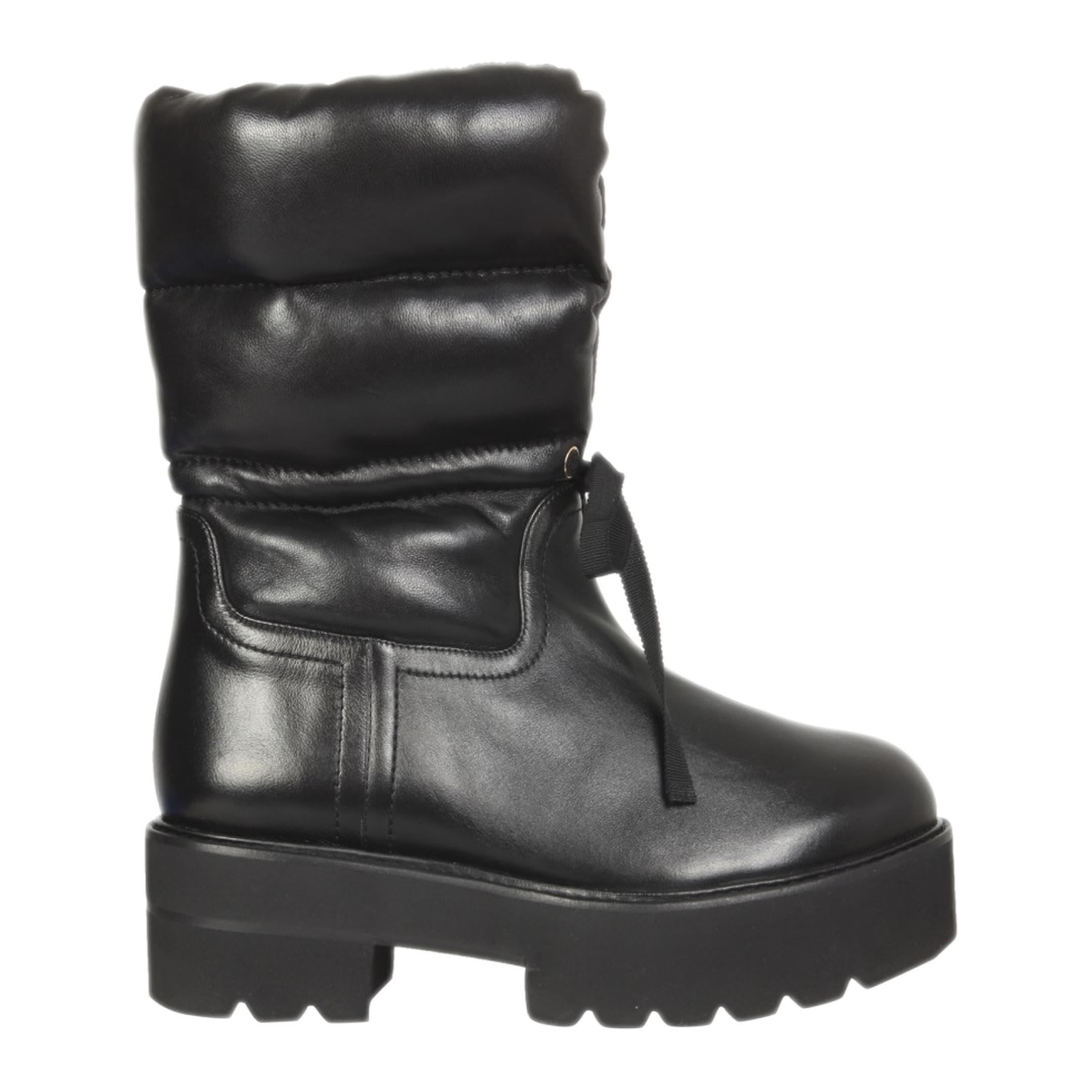 MAYFEYR - Stuart Weitzman - Tyler Boots - TYLERNAPCHIFFCALFNYLONBLACK